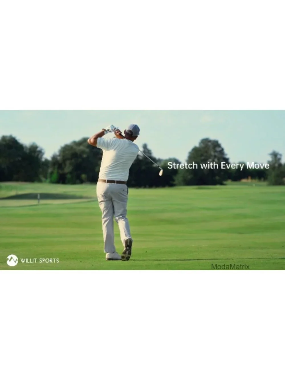 Stretch Golf & Work Pants for Men, Lightweight Quick Dry Slacks with Pockets